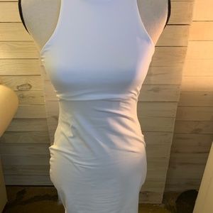 White Bodycon tank dress (S)